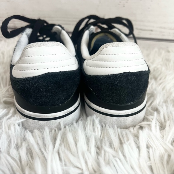 Adidas Busenitz Skate Shoe Black and White Striped Sneakers Size 8 - Picture 5 of 14